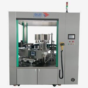 জল উত্পাদন লাইন জন্য রোটারি ওপ লেবেলিং মেশিন উচ্চ গতি